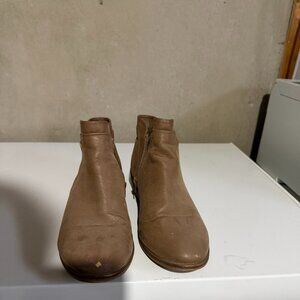 Mia Ankle Booties - Brown Size 9